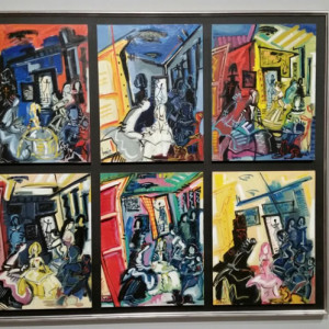 Meninas (Panel 6 cuadros)