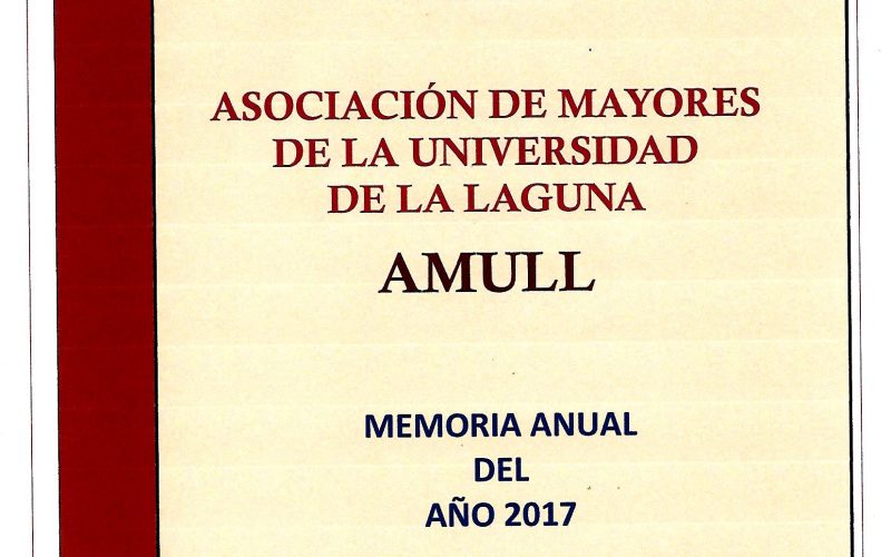 Memoria Anual AMULL 2017