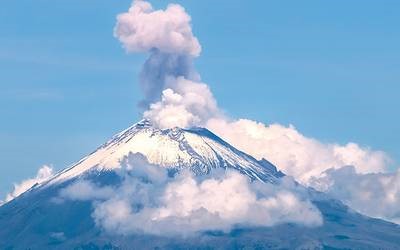 El Volcán Popocatepetl