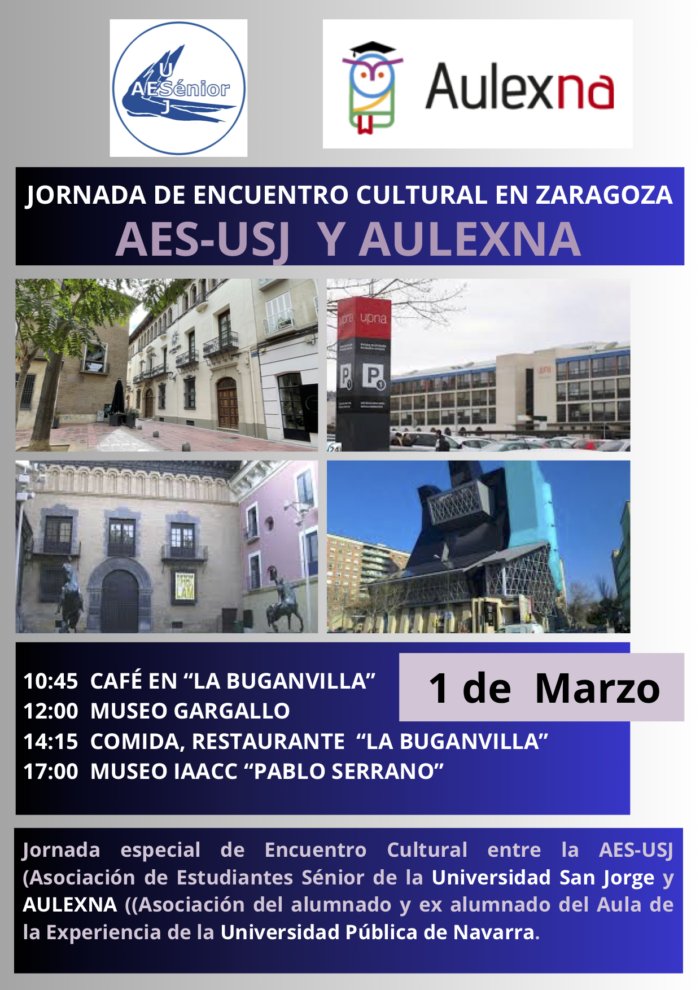 1´03´2024 Jornada de Encuentro Cultural en Zaragoza